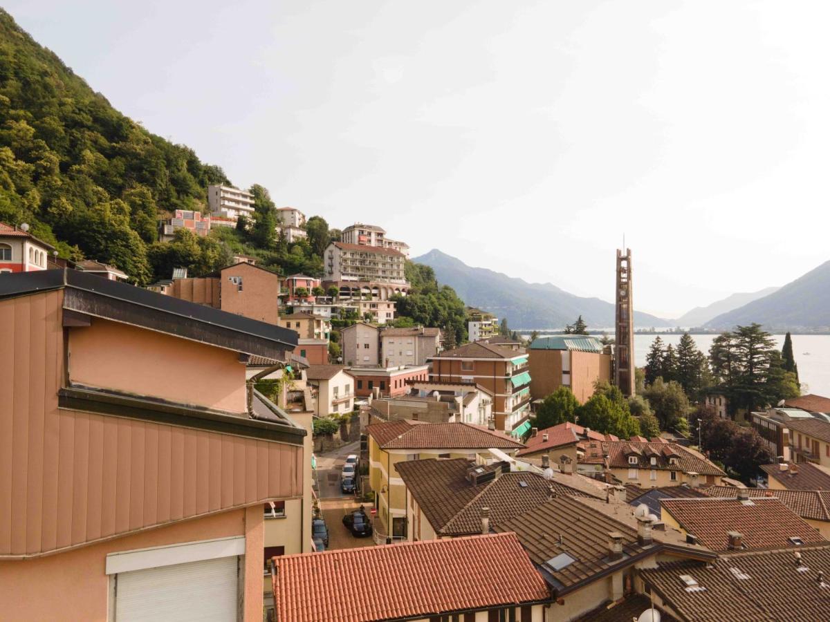 Casa Madlen - Bright Attic With Marvelous View Daire Campione dʼItalia Dış mekan fotoğraf