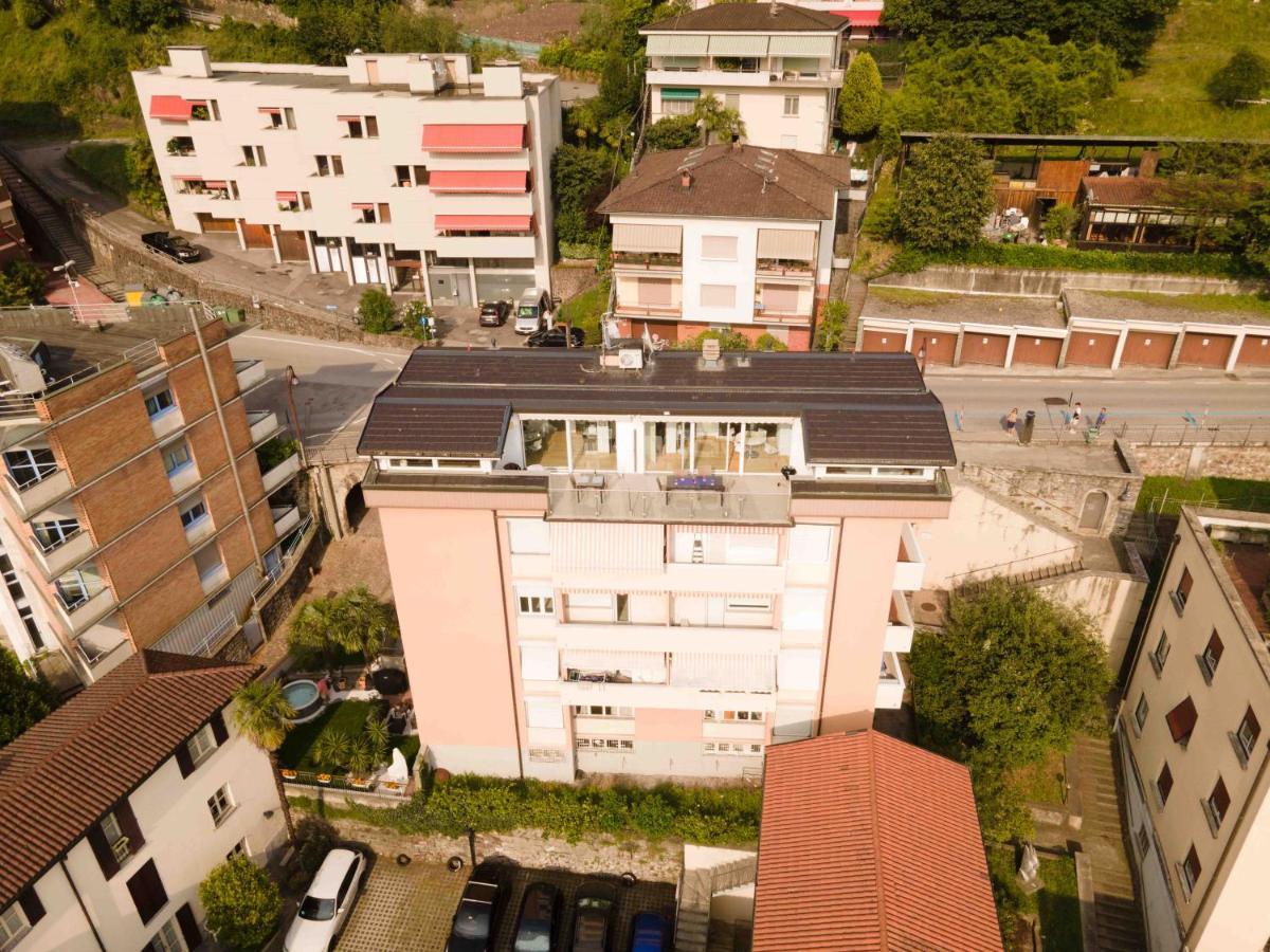 Casa Madlen - Bright Attic With Marvelous View Daire Campione dʼItalia Dış mekan fotoğraf